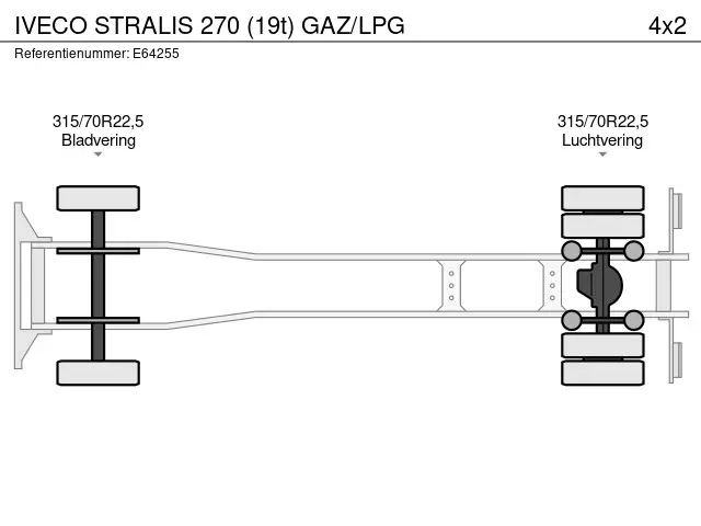 Iveco Stralis 270 (19t) GAZ/LPG 2016 LPG/Gas 22