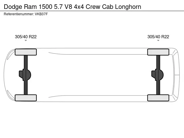 Dodge Ram 1500 5.7 V8 4x4 Crew Cab Longhorn 2021 LPG/Gas 16