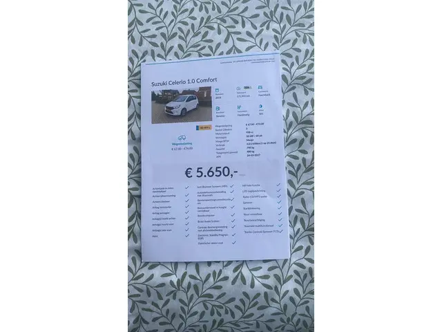 Suzuki Celerio 1.0 Comfort 2018 Benzine 14