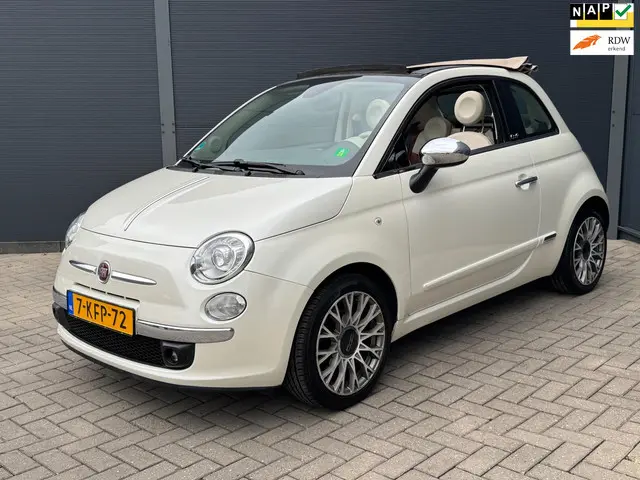 Fiat 500C 0.9 TwinAir Lounge / Cabrio / Leer 2013 Benzine