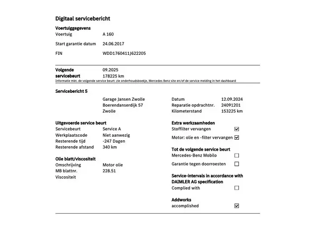 Mercedes-Benz A-Klasse 160 My First Star 2017 Benzine 39