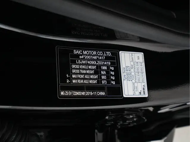 MG ZS-EV Luxury 45 kWh 2020 Elektrisch 33