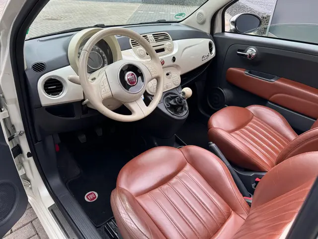 Fiat 500C 0.9 TwinAir Lounge / Cabrio / Leer 2013 Benzine 5