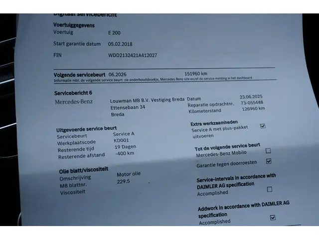 Mercedes-Benz E-Klasse Estate 200 Premium 2018 Benzine 44