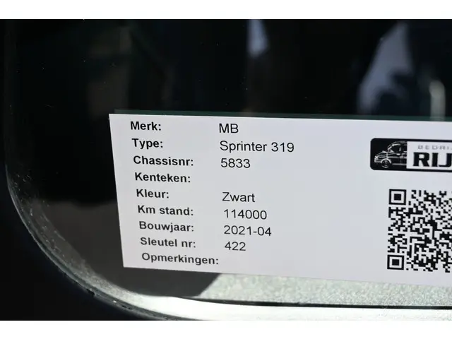 Mercedes-Benz Sprinter 319 CDI 3.0 V6 L2H2 2021 Diesel