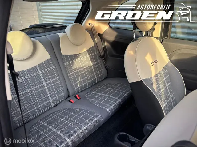 Fiat 500 1.2 Lounge PANO|AIRCO|GARNATIE 2015 Benzine 8