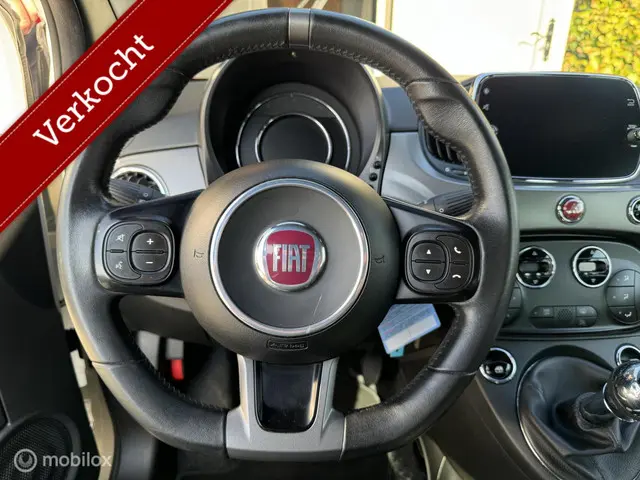 Fiat 500 1.2 Sport NAVIGATIE , CLIMA , WIT 2017 Benzine 15