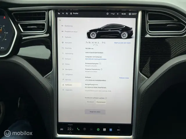 Tesla Model S 75 Base PANORAMADAK 2017 Elektrisch 16