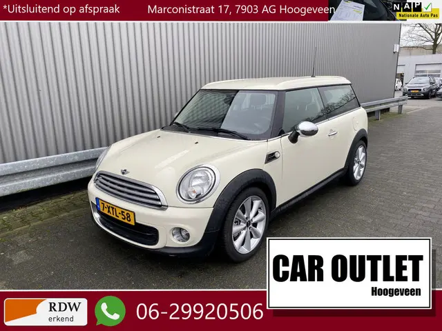 MINI Clubman Mini 1.6 One Final Edition 2014 Benzine