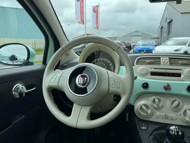 Fiat 500 1.2 Lounge|Airco|Panorama| 2014 Benzine 11