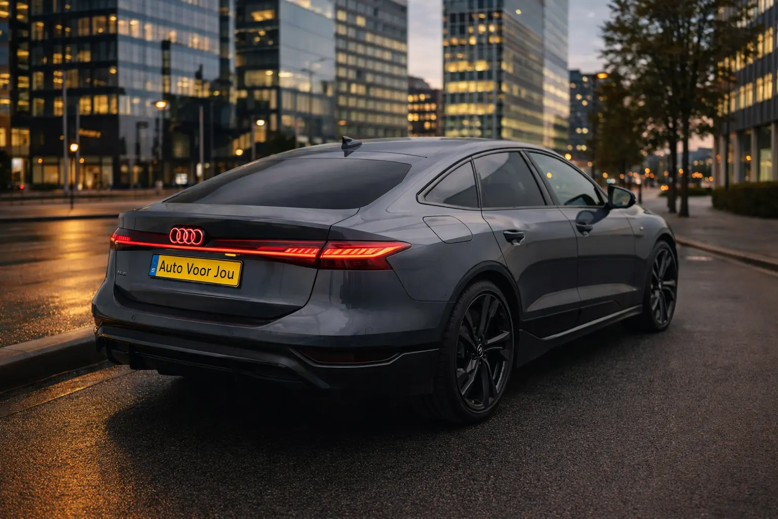 audi-a6-sportback-e-tron-schuin-achter-avond-stad-leasejpg