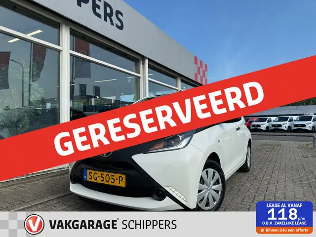 Toyota Aygo 1.0 VVT-i x airco cruise 5d 2018 Benzine