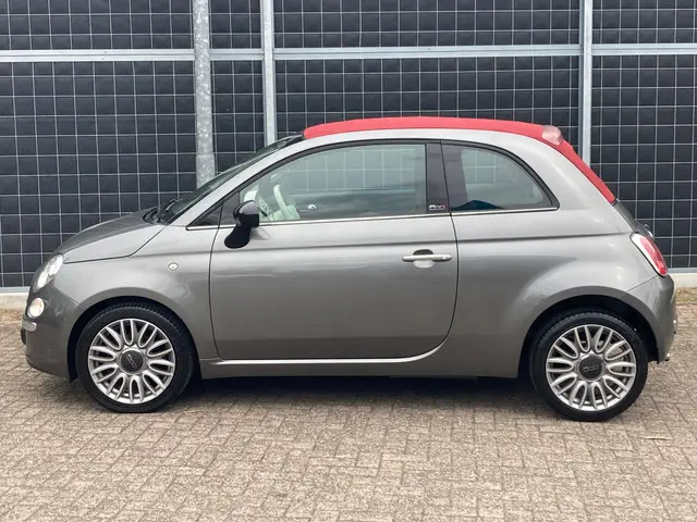 Fiat 500C 0.9 TwinAir Lounge Cabrio leder 2014 Benzine 7
