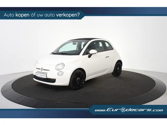 Fiat 500C TwinAir Lounge *Leer*Cabrio*Airco* 2012 Benzine 4
