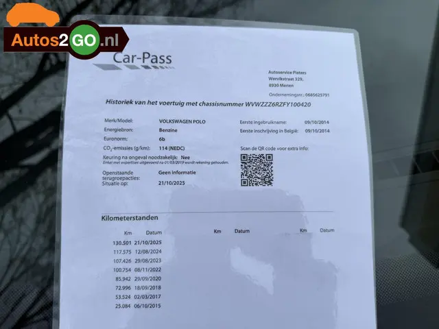 Volkswagen Polo 1.0 Easyline 2014 Benzine 14