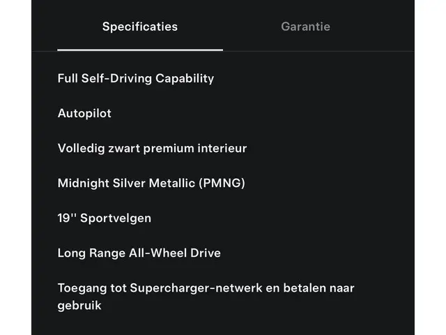 Tesla Model 3 Long Range AWD 75 kWh 2019 Elektrisch 40