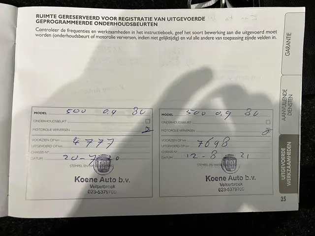 Fiat 500 0.9 TwinAir Turbo Lounge 2019 Benzine 32