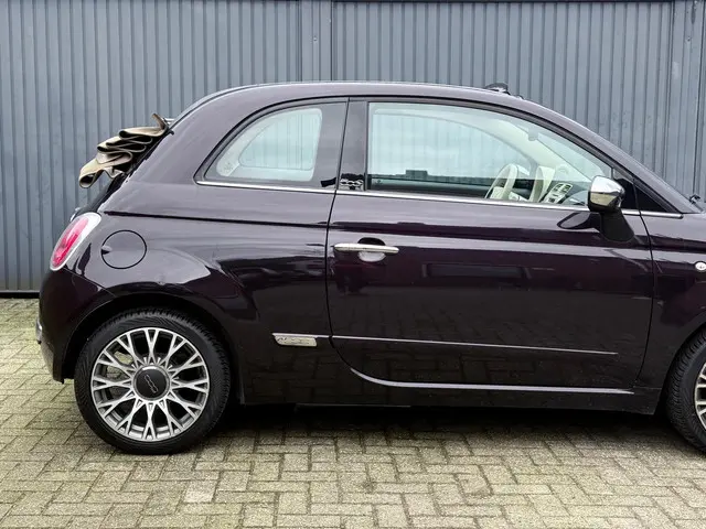 Fiat 500C 0.9 TwinAir Lounge| AUT | Leder | NAP 2014 Benzine 11