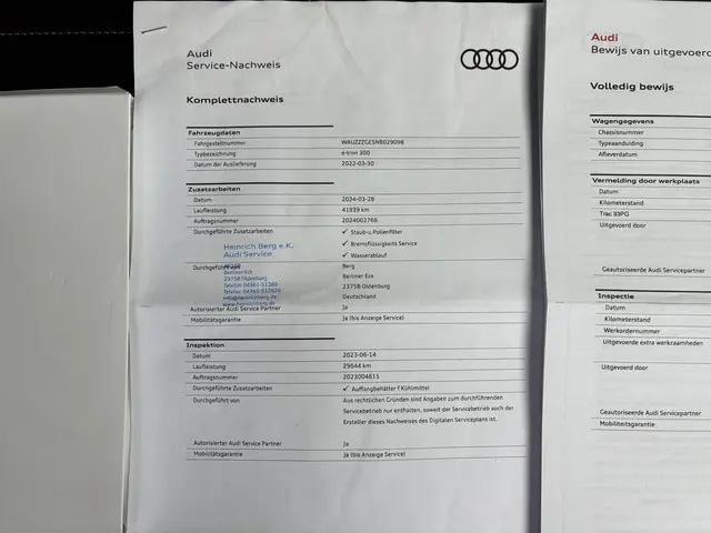 Audi e-tron HELAAS VERKOCHT!!! 2022 Elektrisch 34