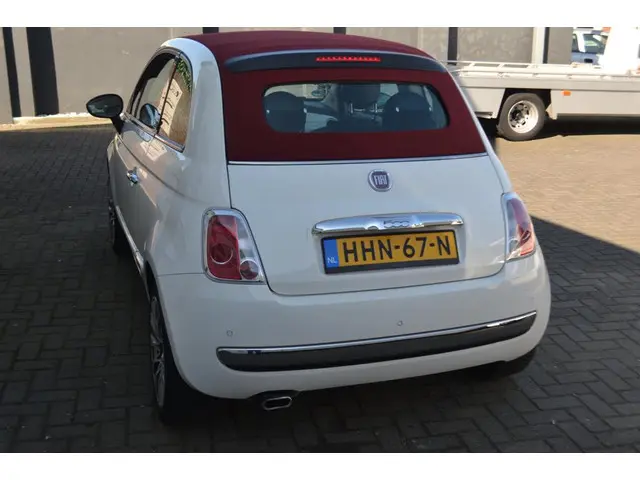 Fiat 500C 1.2 Lounge 4 cyl. Cabrio Super Mooi 2014 Benzine 6