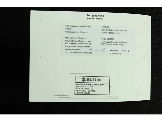 Suzuki Ignis 1.2 Select 2018 Benzine 58