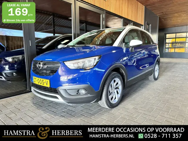 Opel Crossland X 1.2 Turbo Innovation blauw 2019 Benzine