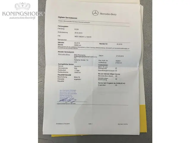 Mercedes-Benz B-Klasse 250 Ambition 2013 Benzine 18