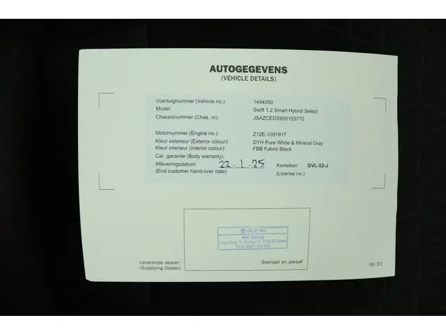 Suzuki Swift 1.2 Select Smart Hybrid 2025 Benzine 73