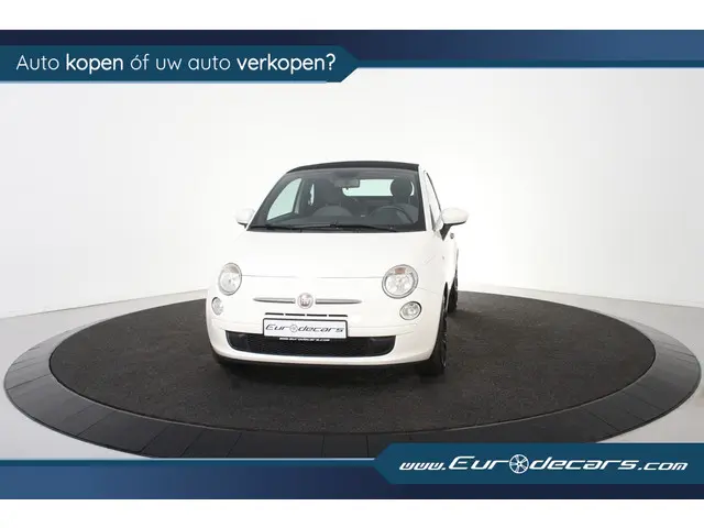 Fiat 500C TwinAir Lounge *Leer*Cabrio*Airco* 2012 Benzine 5