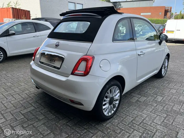 Fiat 500C 1.2 Lounge CABRIO*AIRCO*CRUISE*PDC* 2019 Benzine 4