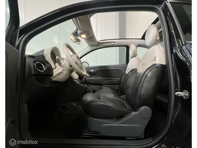 Fiat 500 1.2 Lounge [ leder historie LM ] 2014 Benzine 11