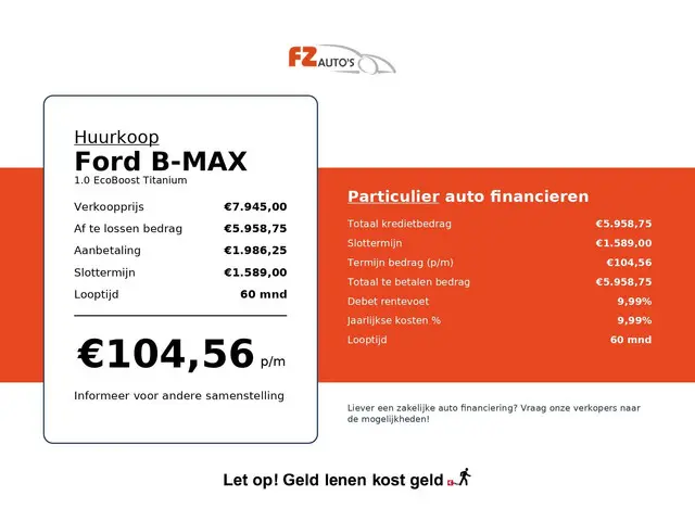 Ford B-MAX 1.0 EcoBoost Titanium 2013 Benzine 11