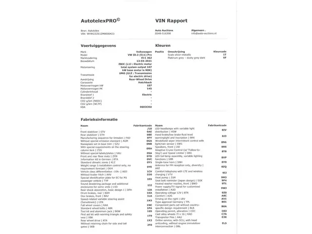Volkswagen ID.3 Pro 58 kWh 2022 Elektrisch 15