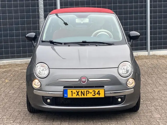 Fiat 500C 0.9 TwinAir Lounge Cabrio leder 2014 Benzine 8