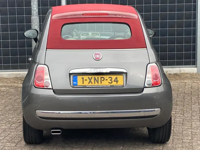Fiat 500C 0.9 TwinAir Lounge Cabrio leder 2014 Benzine 9