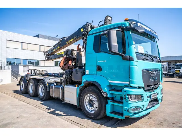 MAN TGS 35.510 8X4-4 BL + TAJFUN L170 K 2022 Diesel 8