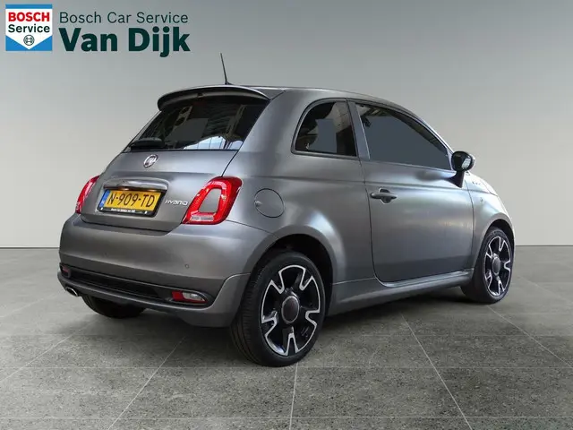 Fiat 500 1.0 Hybrid Sport / Panorama / Mat Grijs ! 2021 Benzine 8