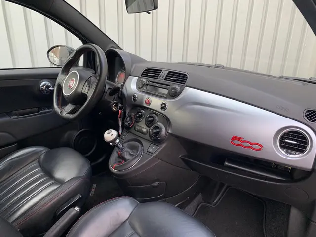 Fiat 500C 0.9 TwinAir Rock|Cabrio|Airco|Leder| 2012 Benzine 15