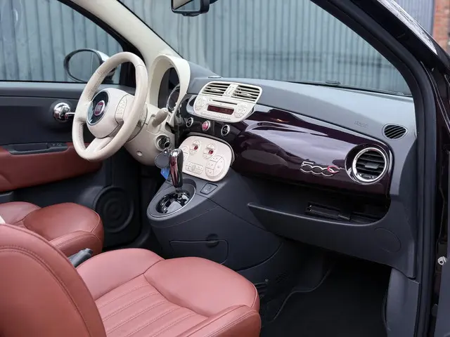 Fiat 500C 0.9 TwinAir Lounge| AUT | Leder | NAP 2014 Benzine 17