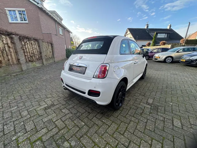 Fiat 500 1.2 Lounge cabrio, airco, incl APK 2014 Benzine 5