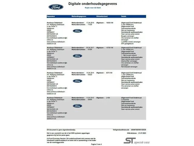 Ford Focus Wagon 2.0 ST-3|Uniek|ALERT 2015 Benzine 33