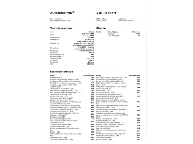 Škoda Superb Combi iV 1.4 TSI PHEV 2021 Hybride Benzine 43