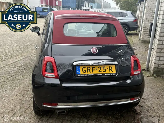 Fiat 500C 1.2 Lounge 2017 Benzine 2
