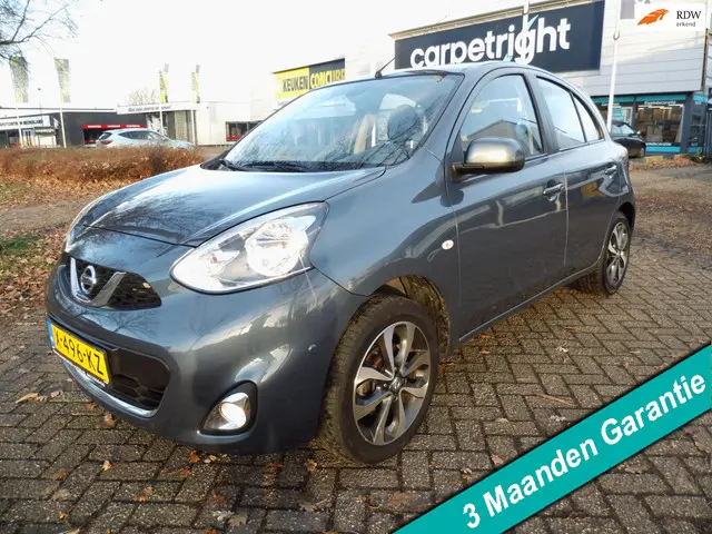 Nissan Micra 1.2 Tekna AIRCO,NAVI,PANODAK,UNIEK 2014 Benzine