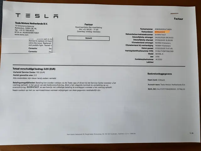 Tesla Model S 85D Base NL AUTO. 2016 Elektrisch 22