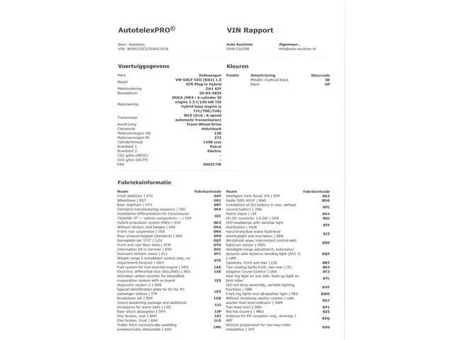 Volkswagen Golf GTE 1.5 eHybrid 2025 Hybride Benzine 39