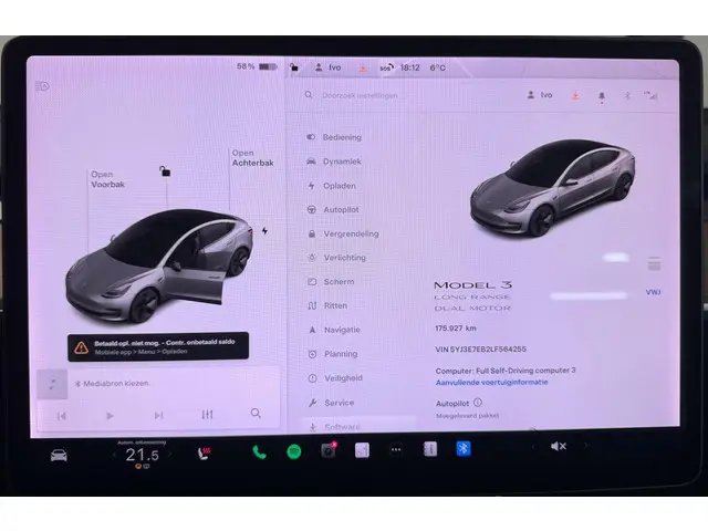 Tesla Model 3 Long Range AWD 75 kWh 2019 Elektrisch 3
