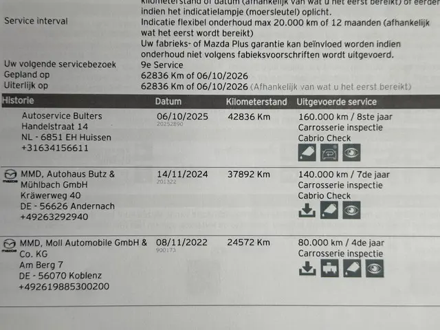 Mazda MX-5 RF 2.0 SkyActiv-G 160 GT-M 2017 Benzine 32