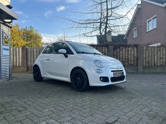 Fiat 500 1.2 Lounge cabrio, airco, incl APK 2014 Benzine 3
