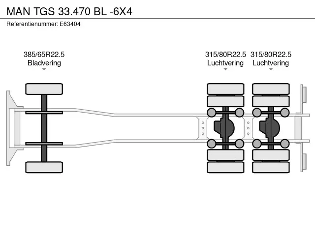 MAN TGS 33.470 BL -6X4 2020 Diesel 22